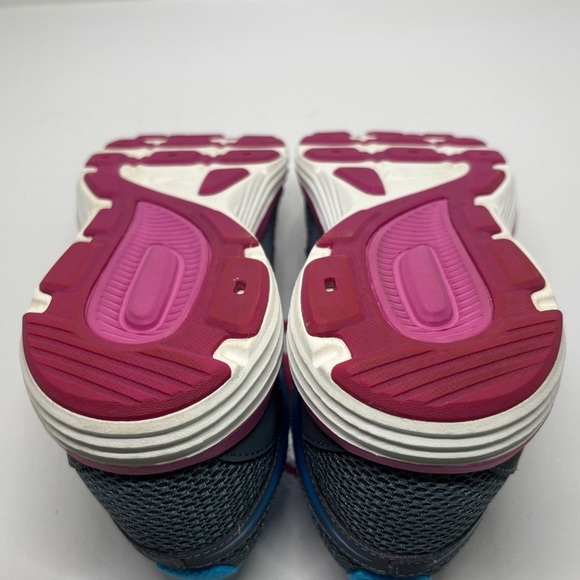 Nike Womens Running Shoes Dual Fusion Gray Pink Blue size 11 - Picture 9 of 12